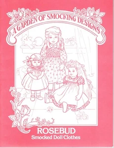 Rosebud - Smocked dolls clothes pattern by A Garden of Smocking Designs - Picture 1 of 2