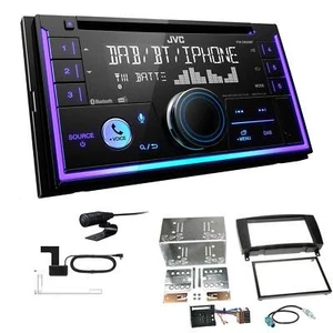 JVC 2-DIN MP3 Autoradio Bluetooth DAB+ für Mercedes Benz CLK Facelift 2004-2010 - Bild 1 von 6