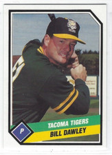 1989 TCMA Tacoma Tigers (Class AAA-Oakland A's) Bill Dawley