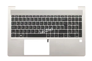 New HP ProBook 450 G8 455 G8 Palmrest Top Cover UK Backlit Keyboard M21742-031 - Afbeelding 1 van 4