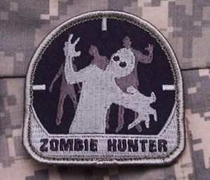 Parche moral Mil-Spec Monkey Zombie Hunter ACU-B gancho trasero - Imagen 1 de 1