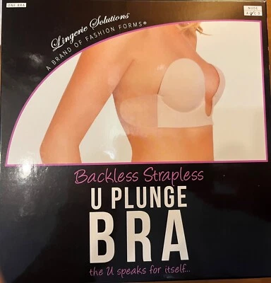 NEW U-Plunge BRA Backless Strapless  Nude Fashion Forms  B cup SIZE - Image 1 of 2
