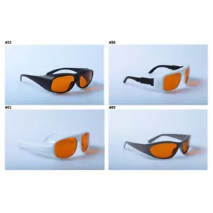 Gafas protectoras láser infrarrojas 180 - 534nm y 800 -1100nm protección láser YAG - Imagen 1 de 10