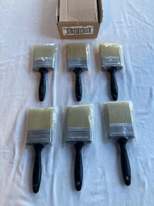(6) Wooster X4406 HD CS Chinex Flat Stain / Paint Brush, 3” Synthetic - Picture 1 of 9
