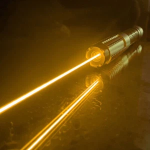 591nm Golden Yellow Laser Pointer Adjustable SOS Wicked Laser Torch Rechargeable - Picture 1 of 14