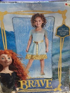 NEW Disney Princess Brave Merida Childs Girls Costume Sz XS 3T-4T Dress-Up - Picture 1 of 5