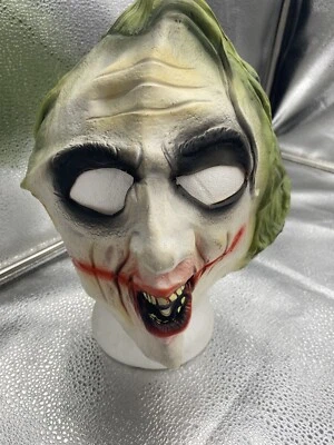 Joker Mask Dark Knight 2008 Halloween Costume Scary Movie Batman Villain - Image 1 of 4