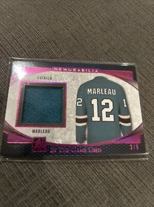 2017 Leaf ITG In The Game Used Jersey PATRICK MARLEAU #GU-32 Sharks 2/5