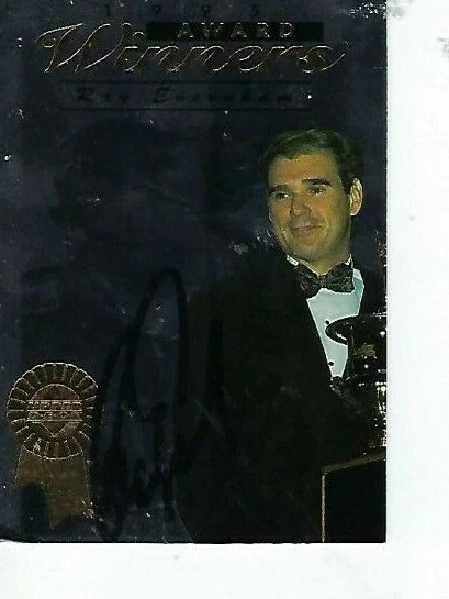 RAY EVERNHAM SIGNED 1996 UPPER DECK NASCAR RACE FOR THE CUP #123 - NASCAR - Image 1 of 1