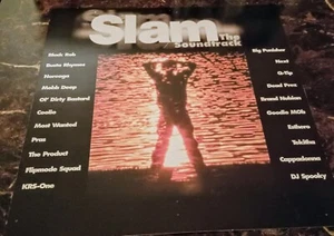 SUPER Rare Vintage 12x12 Hip Hop CD Promo Display Poster(Read)- Slam Soundtrack - Picture 1 of 2