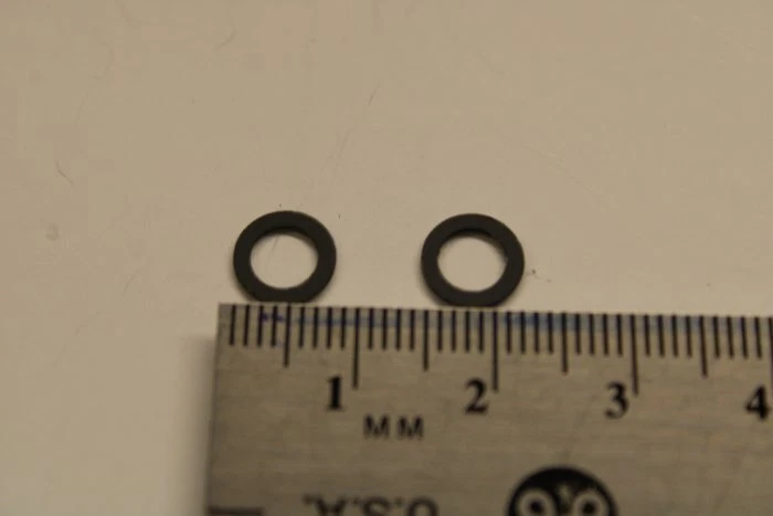 2 NEW MICRO WASHERS TEAC PINCH ROLLER X-7R X-1000R X-2000R X-10R X-300R - Image 1 of 1