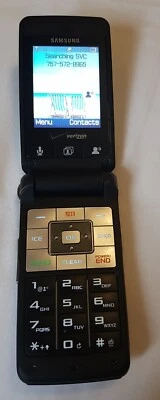Samsung Haven U320 - 24 MB - Charcoal Gray (Verizon Prepaid) Cellular Phone - Image 1 of 4
