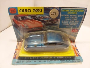 corgi toys 335 4.2 Litre Jaguar "E" type 2+2 - Picture 1 of 6