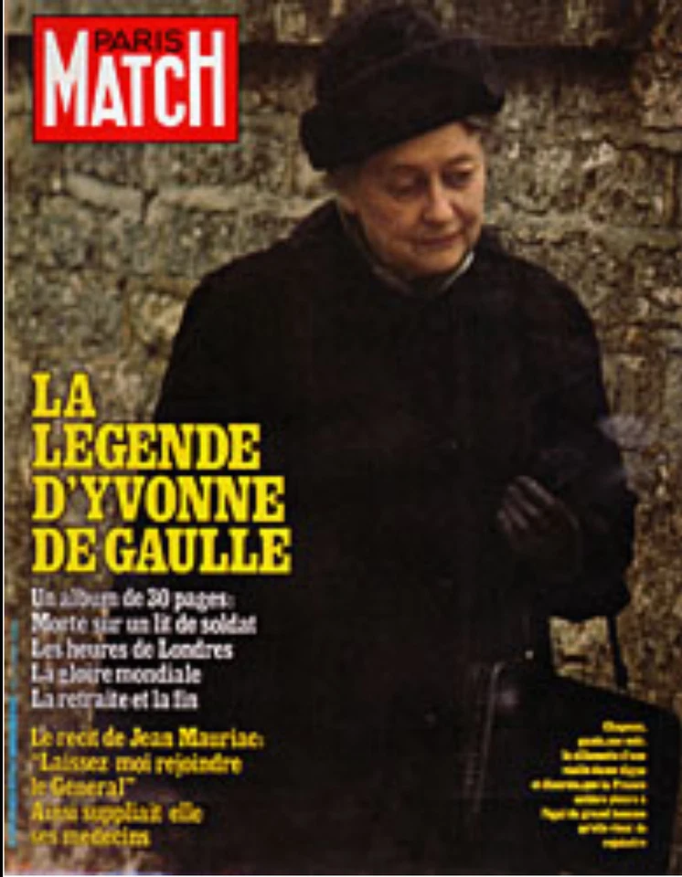 Paris Match n° 1591 du 23 novembre 1979 - Yvonne De Gaulle / Jacques Mesrine - Photo 1/1