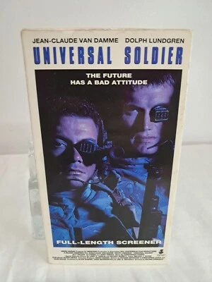 Universal Soldier (1992) - VHS Full Length Screener - RARE - Image 1 of 4