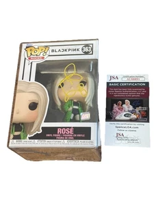 Rose Blackpink Signed Shutdown Funko Pop RARE KPOP ROSÉ ROSIE JSA COA - Picture 1 of 2
