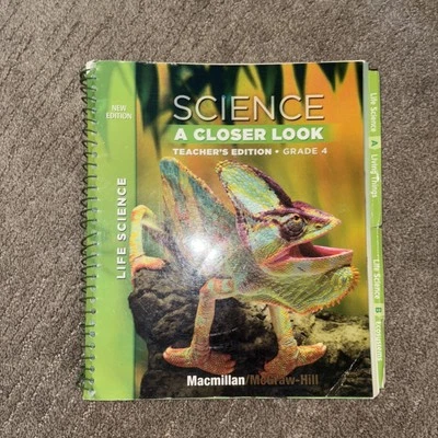 Science A Closer Look Life Science Grade 4 Teacher Edition 2011 - Image 1 of 4