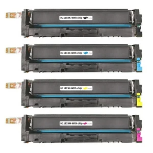 4 Toner Cartridges replace W2190X W2191X W2192X W2193X (219X) Compatible for HP - Picture 1 of 1
