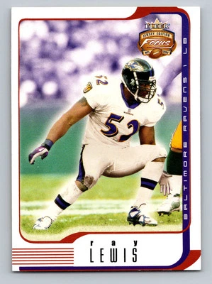 2002 Fleer Focus Jersey Edition #69 Ray Lewis - Image 1 of 2