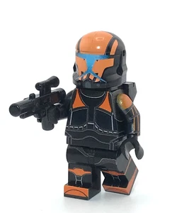 The Mandalorian Warrior Custom Printed on official LEGO Star Wars W/CAC helmet - Picture 1 of 6