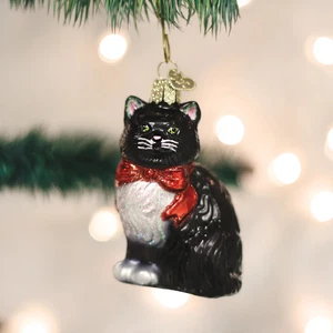 Old World Christmas - Tuxedo Kitty - 12452 - Picture 1 of 5