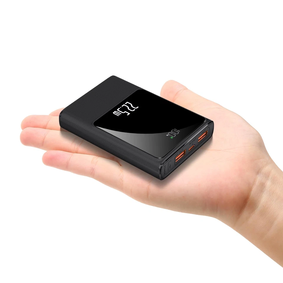 Kleine Powerbank mit 10000mAh Schnelles Aufladen Tragbares 22,5-W-Mini-USB-C-... - Bild 1 von 4