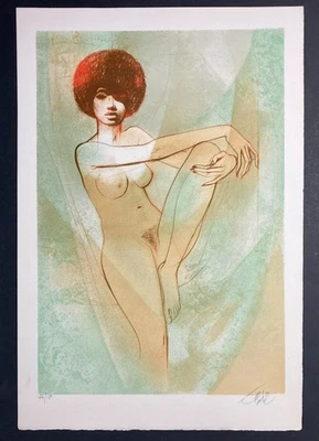 Jean-Baptiste Valadié "Eve noire" Lithographie signée et numérotée - Photo 1/4