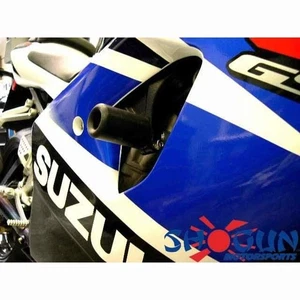 Suzuki GSXR1000 2003-2004 Shogun Estándar Negro Sin Corte Marco Deslizadores - Imagen 1 de 1