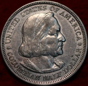 1892 Columbian Expo Silver Commemorative Half Dollar - Picture 1 of 2