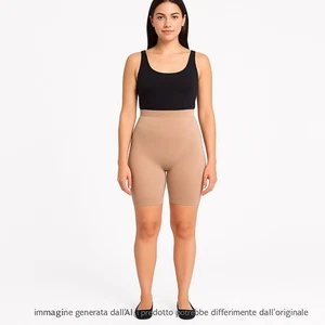 Spanx Sara Blakely Guaina Modellante Donna Beige Taglia XS Alla Coscia Vita Alta - Picture 1 of 12