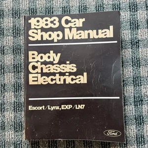 1983 Ford Car Shop Manual Body, Chassis, Electrical Escort Lynx EXP LN7 - Picture 1 of 1