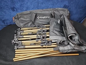 KingCamp Compact Folding Camping Cot Deluxe Ultra 7.5 Pounds With Carrying Case - Picture 1 of 14