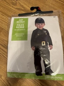 Cop Recruit Police Officer Costume Halloween 18-24 Months Infant Toddler NWT - Picture 1 of 2