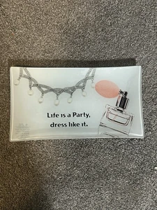 Life Is A Party, Dress Like It  Glass Jewlery Dish - Picture 1 of 5