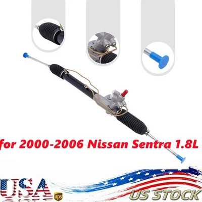 For 2000-2002 2003 2004 2005 2006 Nissan Sentra 1.8L Power Steering Rack Pinion - Image 1 of 4