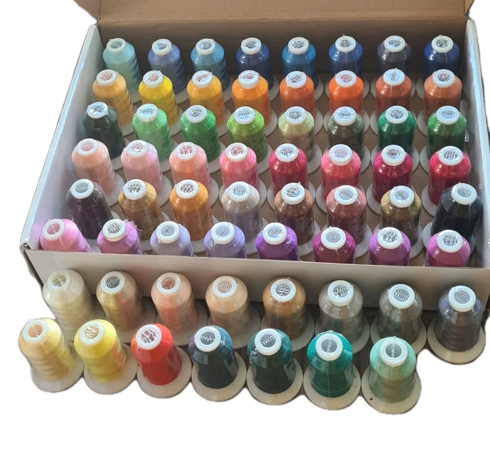 Brothreads 63 Brother Colours Polyester Machine Embroidery Thread Kit 500m