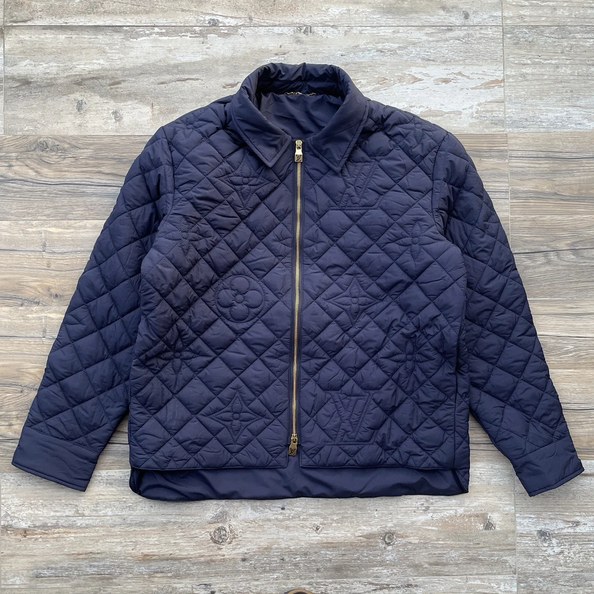 Louis Vuitton Blue Cotton Outer Shell Coats, Jackets & Vests for