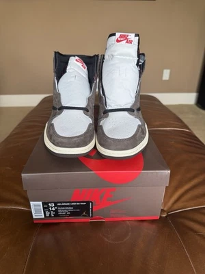 Nike Air Jordan 1 Retro Alto OG x Travis Scott Mocha Talla 13 CD4487-100 NUEVO DS Foto 1 de 4