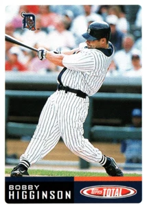 Bobby Higginson Team Checklist #TTC11 OF 30 Tigers Topps Total 2002 - Picture 1 of 2