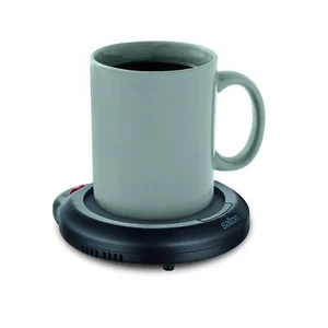 Salton SMW12BK Mug Coffee Warmer, Black for Candles, Tea, Soup, Hot Chocolate + - Picture 1 of 4