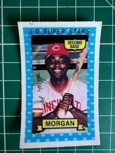 1974 Kellogg's 3-D Super Stars #36 Joe Morgan BASEBALL Cincinnati Reds - Picture 1 of 2
