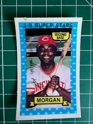 1974 Kellogg's 3-D Super Stars #36 Joe Morgan béisbol Cincinnati Reds Foto 1 de 2