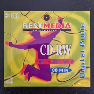 Best Media CD Rewritable CD-RW - 80 Min - Wiederbeschreibbare CD NEU Versiegelt - Afbeelding 1 van 2