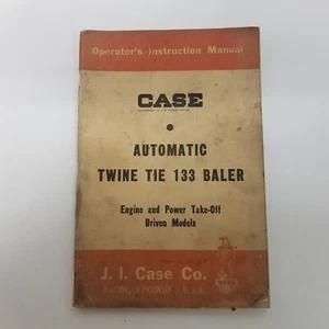 Case Automatic Twine Tie 133 Baler Operator's Manual, Engine & PTO Models - Picture 1 of 7