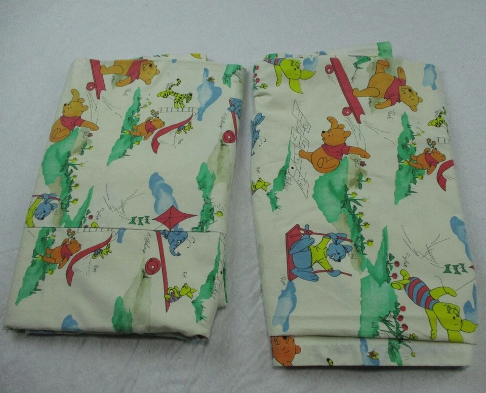 Disney Winnie The Pooh Cortina Niños 2 Paneles 61x37'' 64x37"" Roo Piglet Exterior Foto 1 de 4