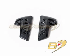 2021 Triumph Speed Triple 1200 Carbon Fiber Radiator Cover Side Panel Twill - Picture 1 of 4