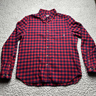 Eddie Bauer Shirt Mens Large Plaid Flannel Lumberjack Button Up Buffalo Check