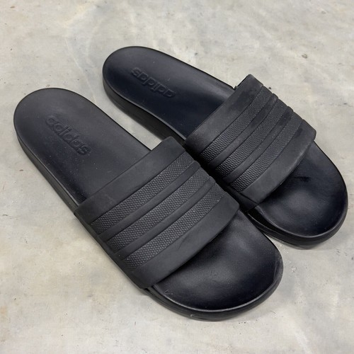 Scarpe uomo Adidas nere tonal adilette sandali infradito infradito slide taglia 11