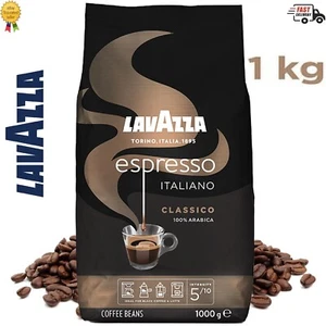 Lavazza Espresso Italiano Classico Coffee Beans 100% Arabica 1Kg /35.2oz /2.2lb - Picture 1 of 6
