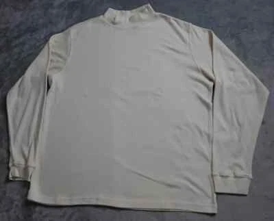 Suéter Irvine Park Para Hombre XL Beige Manga Larga Cuello Alto Pullover De Colección Foto 1 de 4